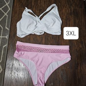 New swimming bikini set size  3xl